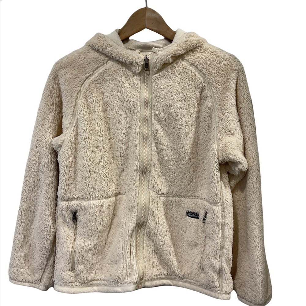 Patagonia reversible lightweight fuzzy jacket